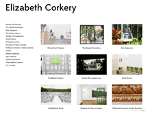 Tablet Screenshot of elizabethcorkery.com